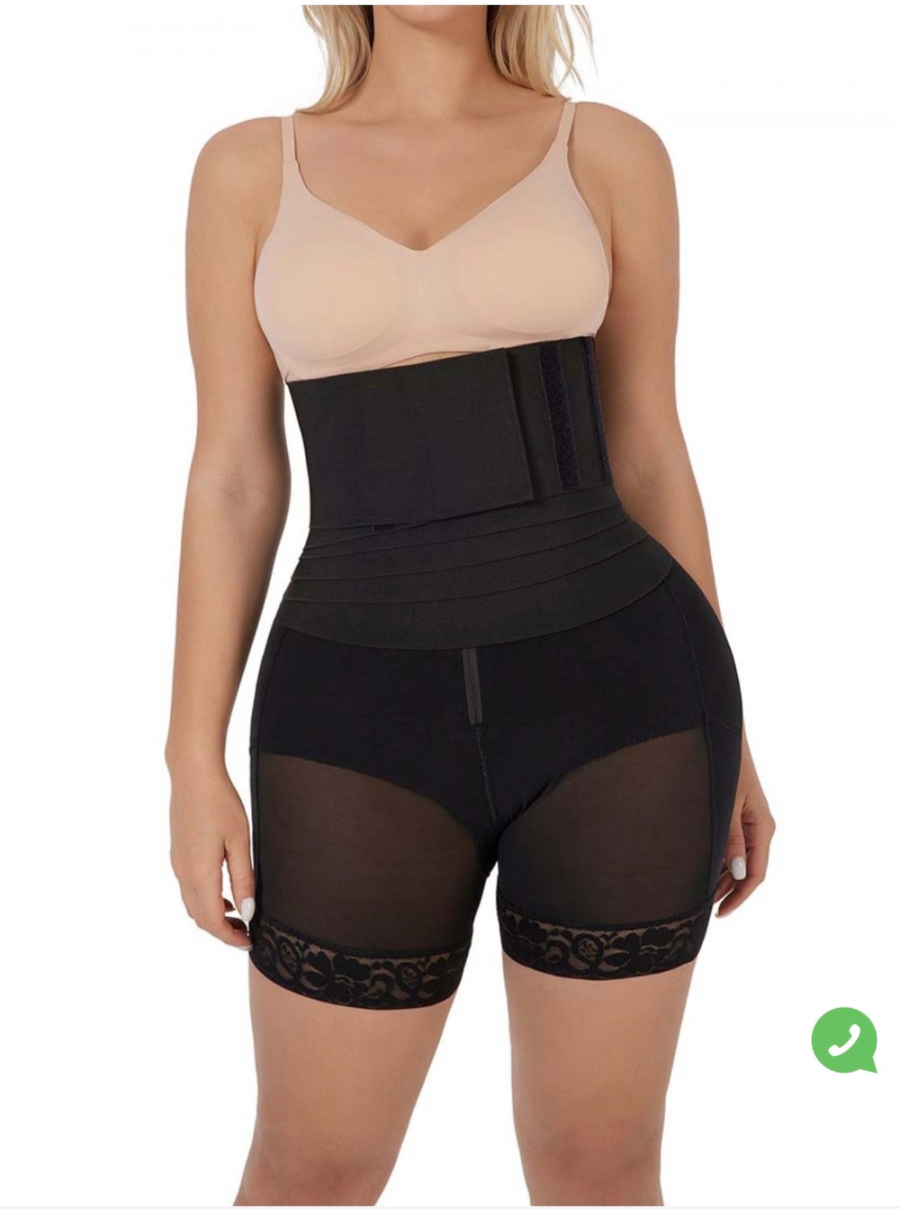 2 in 1 Easywrap Waist-trainer and short - WrapAndTuck