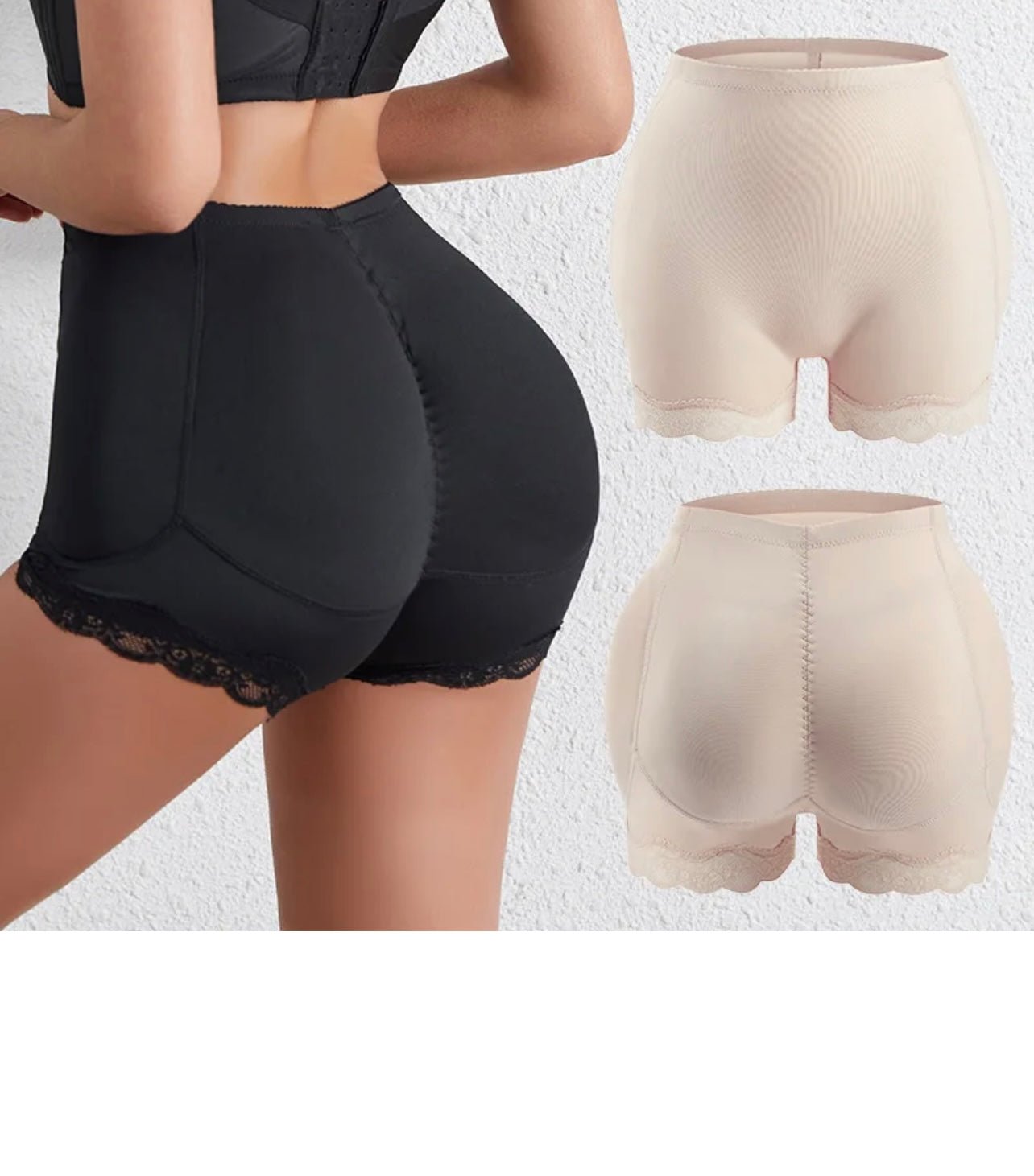 BBL shorts ( hips & Butt Pad included) - WrapAndTuck