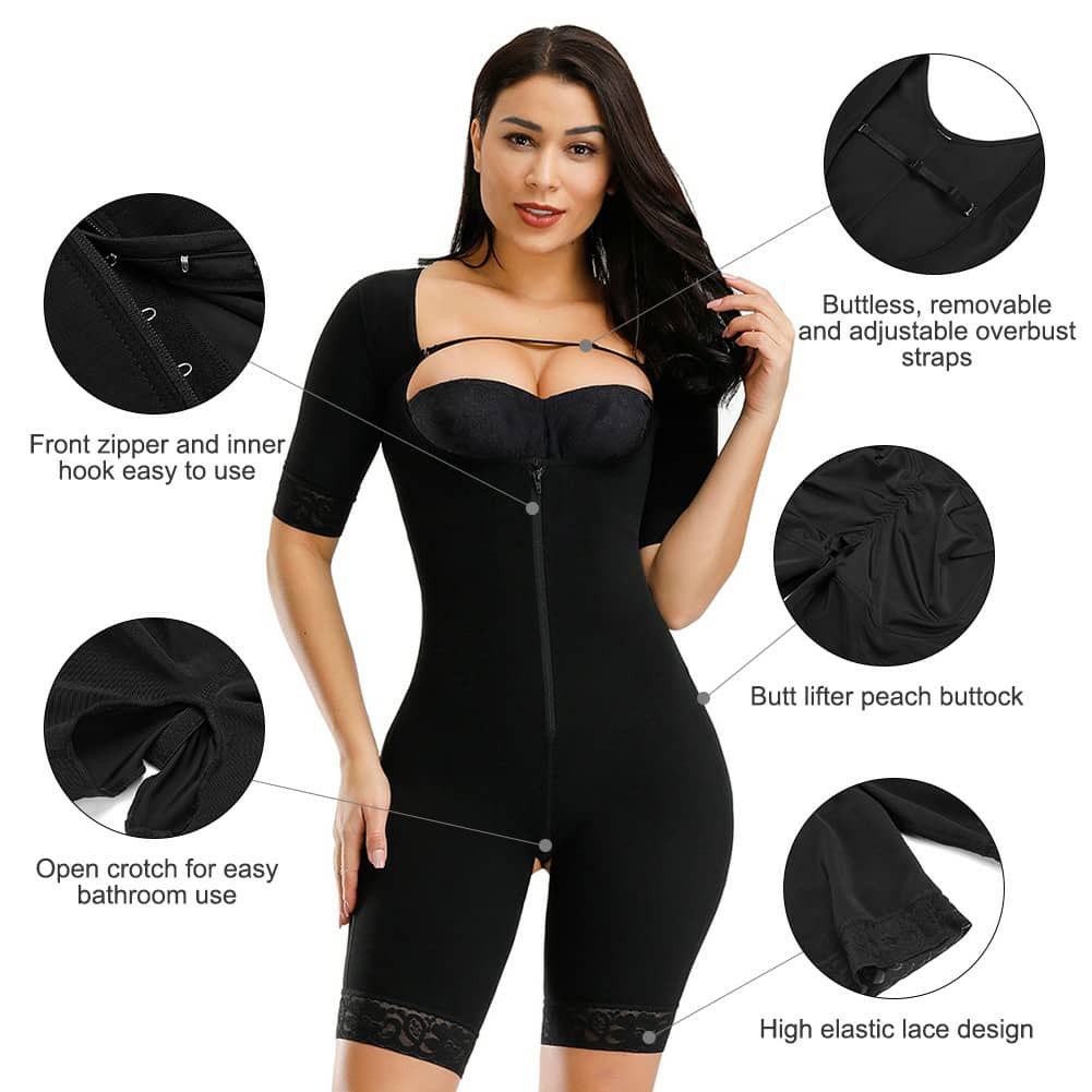 full compression/ Arm control shapewear - WrapAndTuck