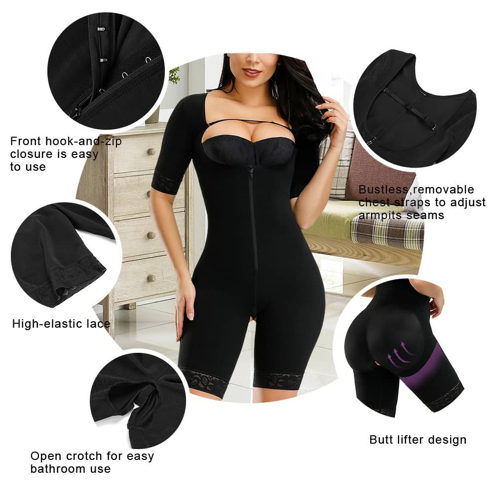 full compression/ Arm control shapewear - WrapAndTuck