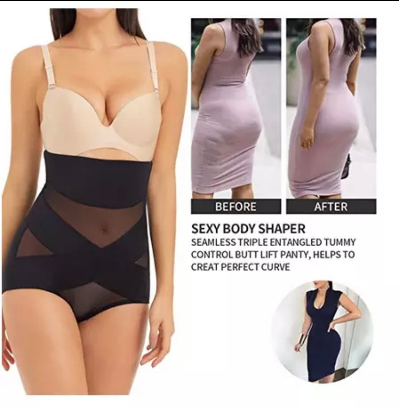 full compression panty shape wear - WrapAndTuck