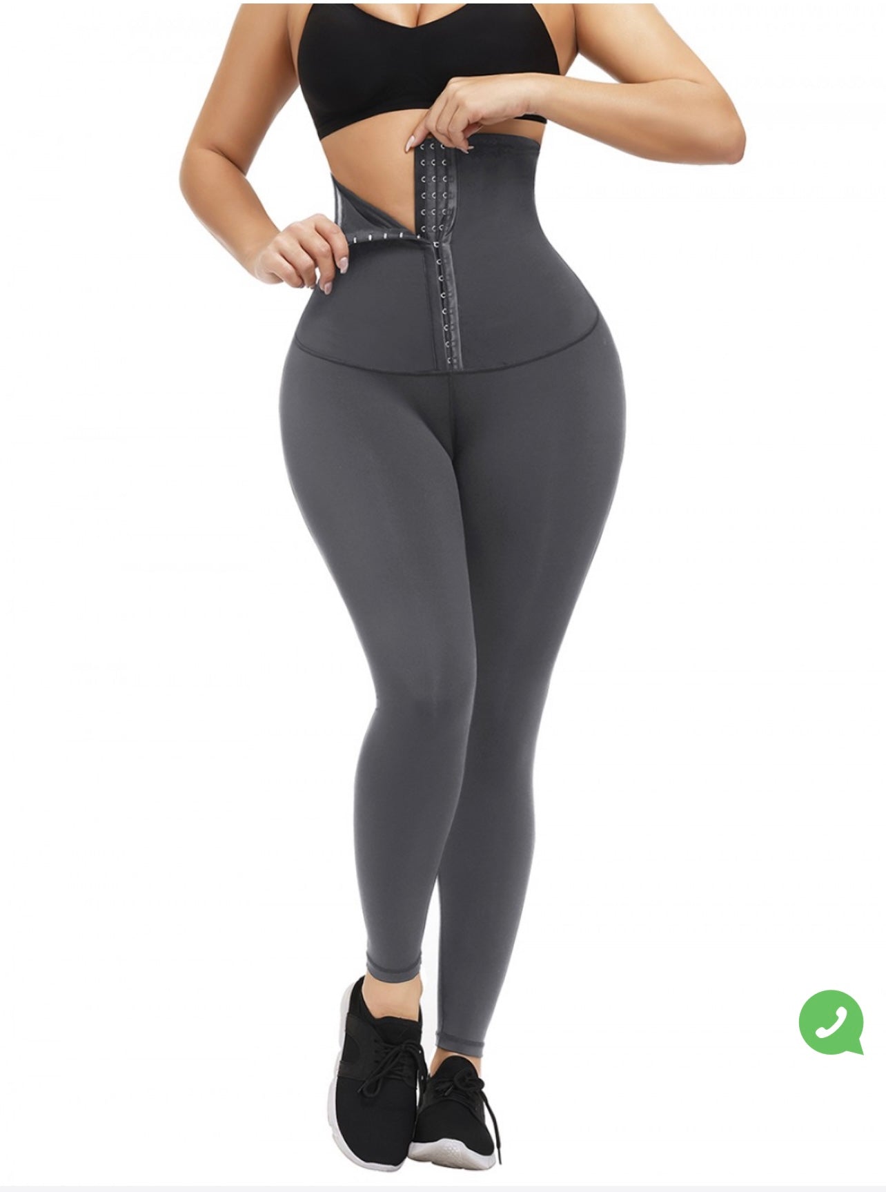 High waist shapewear leggings 3hooks - WrapAndTuck