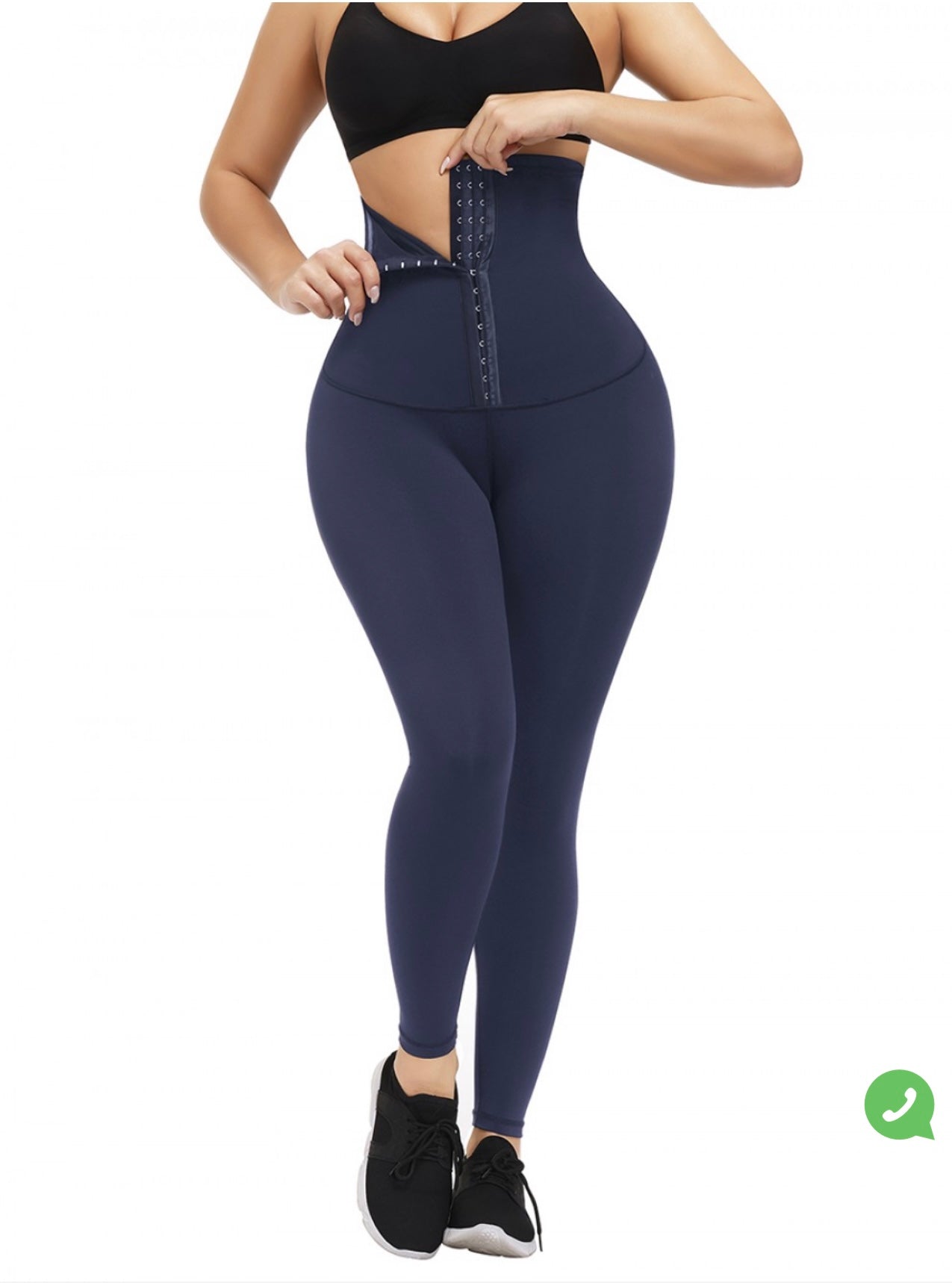 High waist shapewear leggings 3hooks - WrapAndTuck