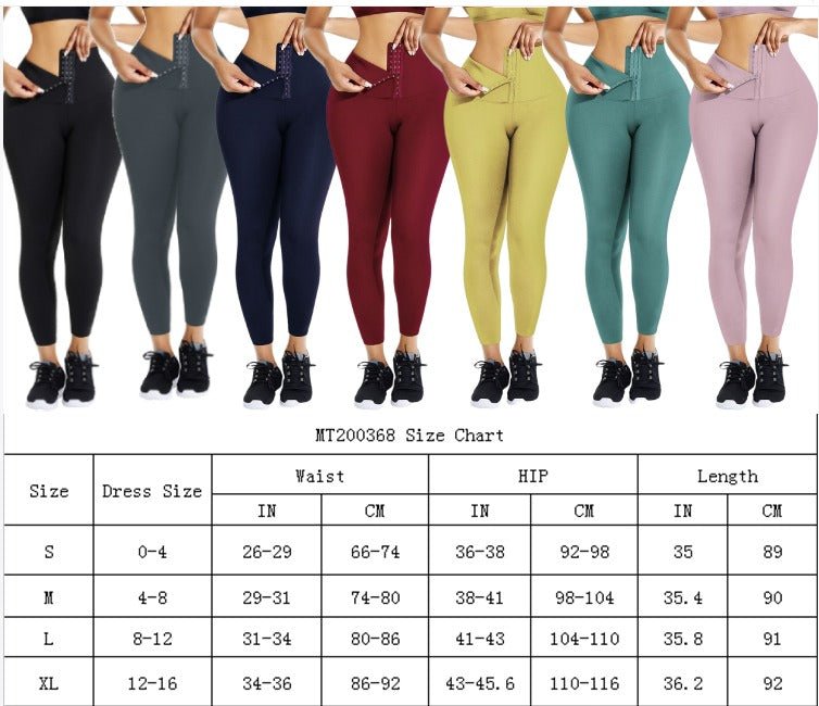 MID WAIST Shapewear Leggings - WrapAndTuck
