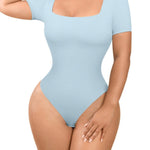 Short - Sleeve Body Shapewear - WrapAndTuck