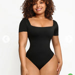 Short - Sleeve Body Shapewear - WrapAndTuck