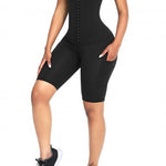 Summer Short Shape Wear Leggings with pocket - WrapAndTuck
